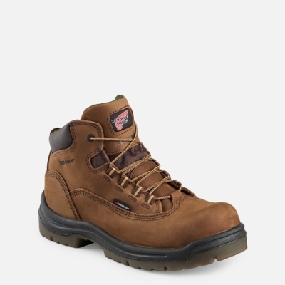 Tenis Seguridad Red Wing King Puntera® 5-inch Impermeables Mujer Marrom | MX6851JCX